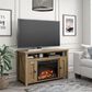DHP Winthrop 47.75" TV Stand with Fireplace in Natural, , large
