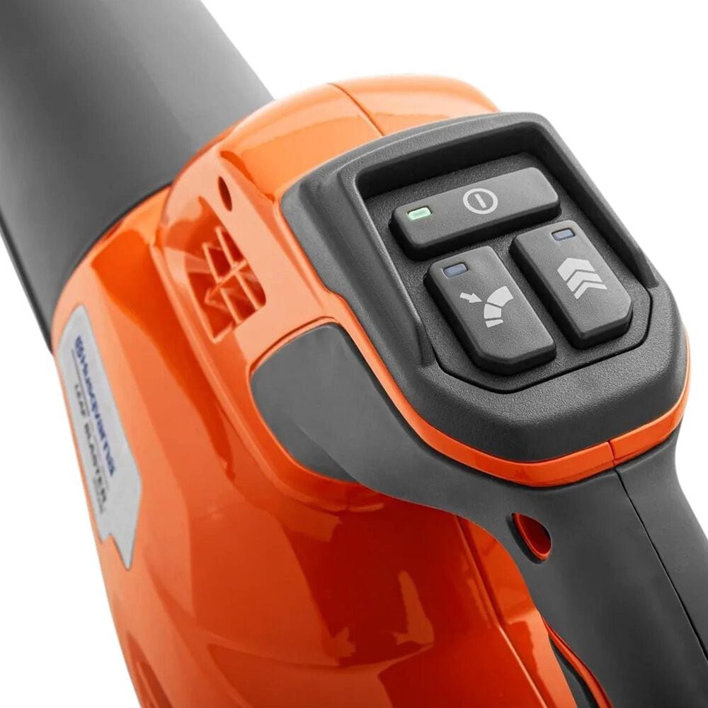 Husqvarna 800-CFM 200-MPH Battery Leaf Blower with 7.7 Ah Battery and QC250 Charger in Orange, , large