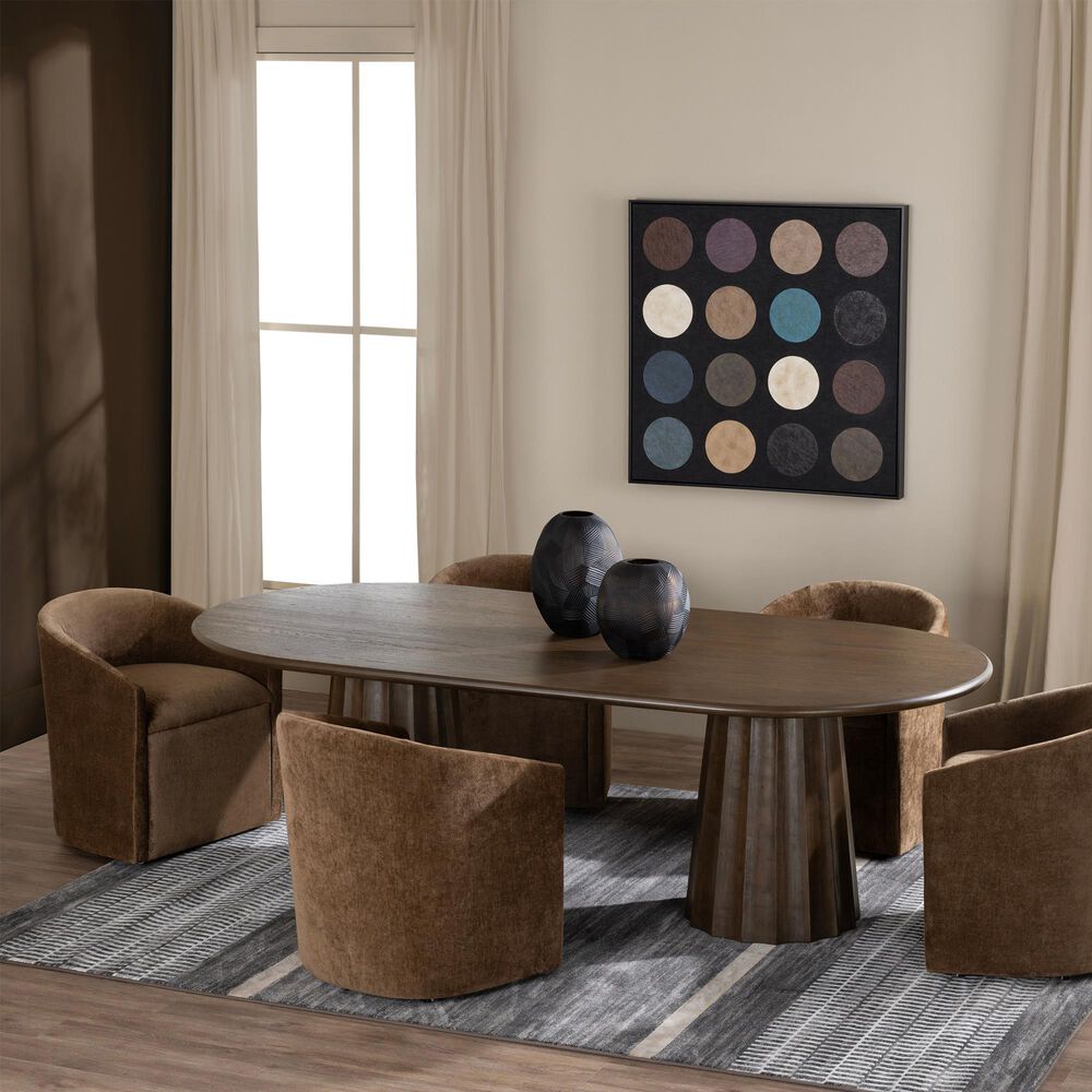 Slatehouse Milan Arm Chair in Chocolate, , large