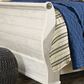 Ashley Willowton King Sleigh Bed in Whitewash, , large