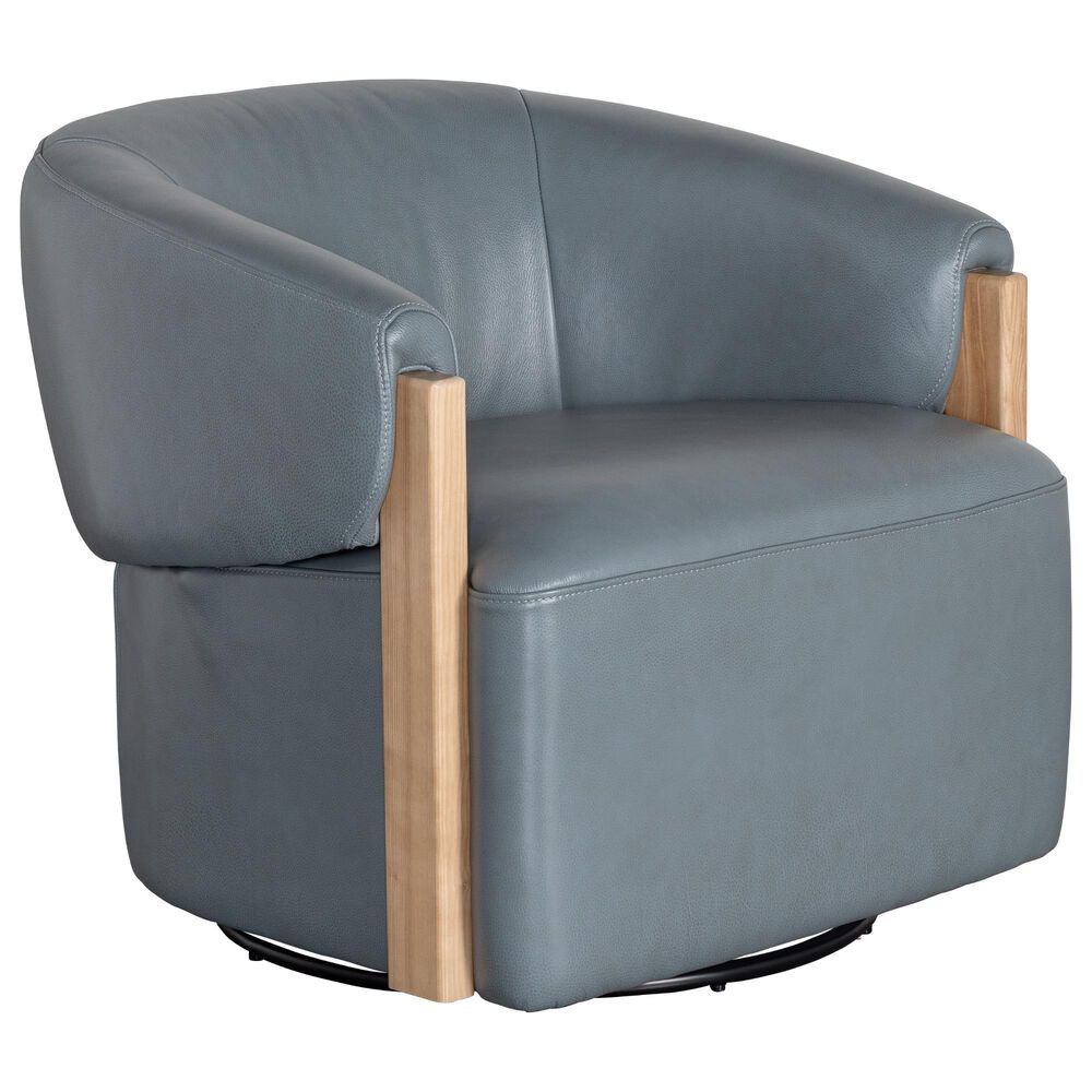 Kuka &#40;Hk&#41; Trade Co Lmt Motion Swivel Accent Chair in Montana Anchor, , large