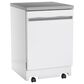 GE Appliances 24" Portable Dishwasher in White, , large
