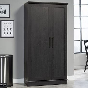 Sauder Homeplus 2-Door Storage Cabinet in Raven Oak, , large