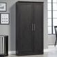 Sauder Homeplus 2-Door Storage Cabinet in Raven Oak, , large