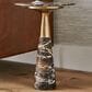 Uttermost Pier Accent Table in Michelangelo and Brass, , large