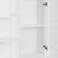 RiverRidge Home Brookfield 1-Door Floor Cabinet with Side Shelves in White, , large