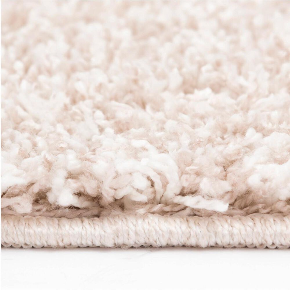 Central Oriental Geneva Shag 5&#39; x 7&#39; Buff and Parchment Area Rug, , large