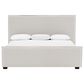Bernhardt Griffin King Upholstered Panel Bed in White and Cream, , large