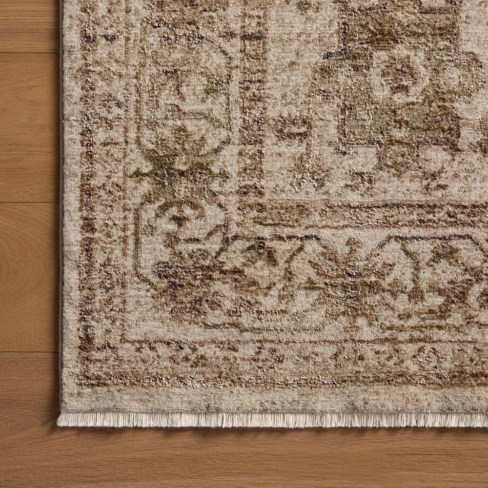 Loloi Haywood Ivory and Taupe 2&#39;7&quot; x 8&#39; Runner, , large