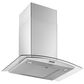 Whirlpool 30" Curved Glass Range Hood with 400 CFM in Stainless Steel, , large