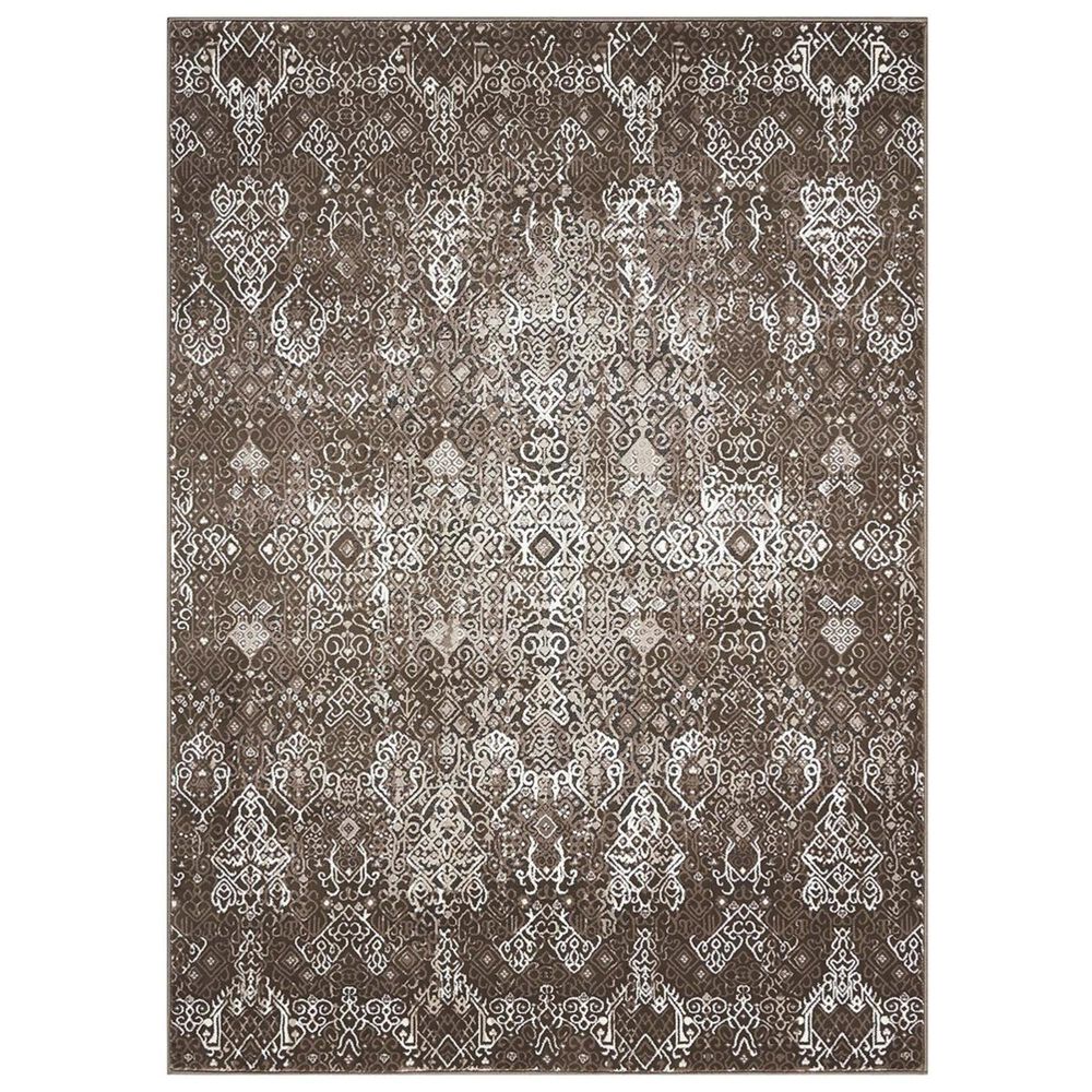 Nourison Karma KRM04 9&#39;3&quot; x 12&#39;9&quot; Mocha Area Rug, , large