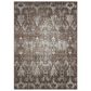 Nourison Karma KRM04 9"3" x 12"9" Mocha Area Rug, , large