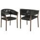 Blue River Doris Patio Dining Chair in Light Eucalyptus and Charcoal (Set of 2), , large