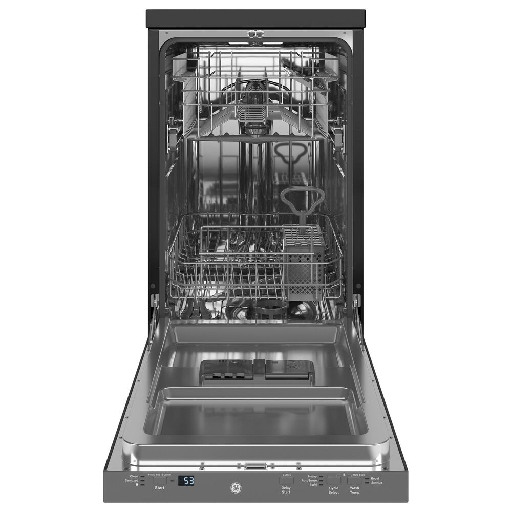 GE Appliances 18&quot; Portable Dishwasher in Stainless Steel, , large