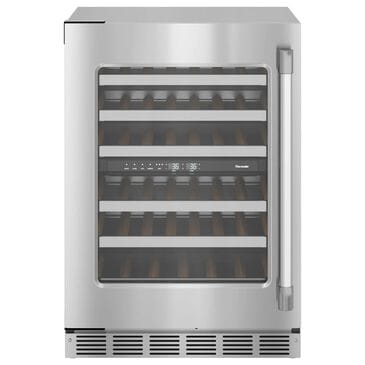 Thermador 24" Glass Door Wine Cooler with Professional Handle Left Hinge in Stainless Steel, , large