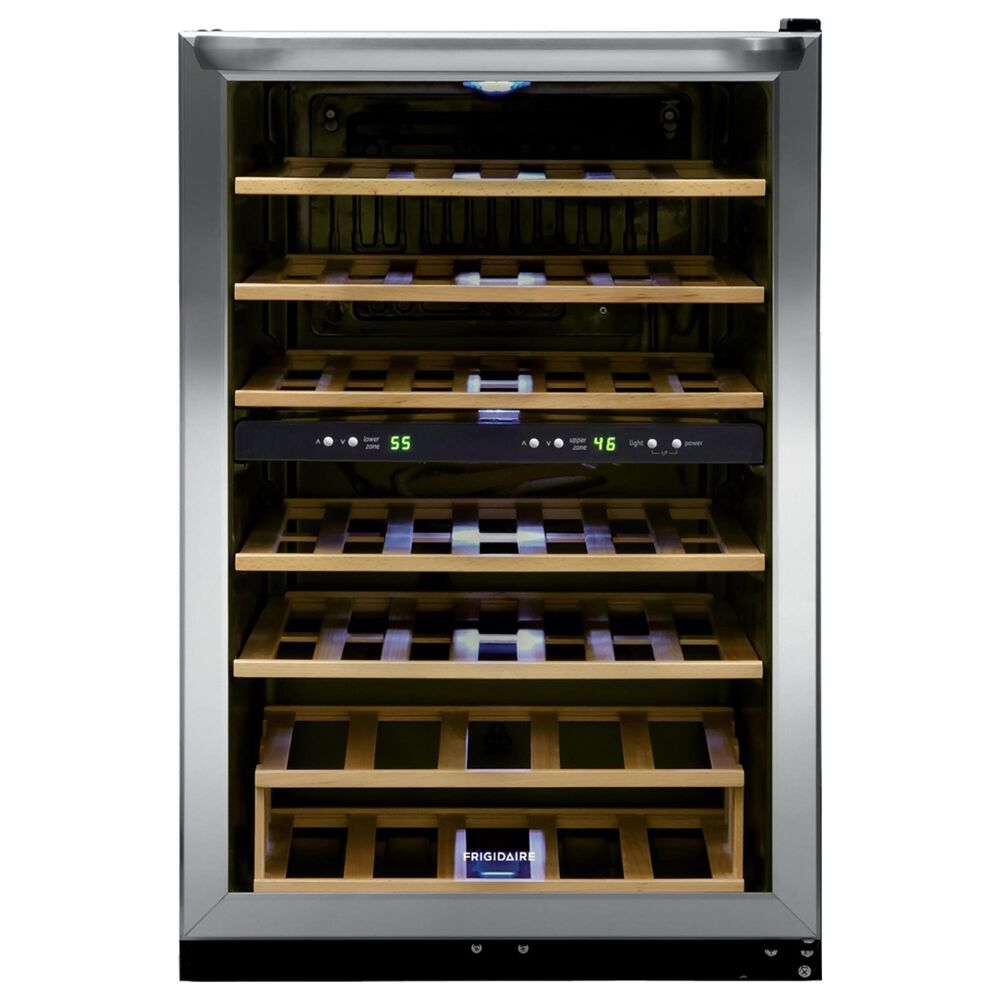 Frigidaire 4.4 Cu. Ft. Wine Cooler with Two Zone in Stainless Steel, , large