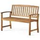 Hearth and Haven Loja Patio Bench in Teak, , large