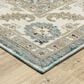 Oriental Weavers Andorra 6"7" x 9"6" Blue and Ivory Area Rug, , large