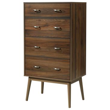 4D Concepts Montage 4-Drawer Chest in Walnut, , large