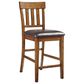 Ashley Ralene 7-Piece Counter Height Dining Set in Medium Brown, , large