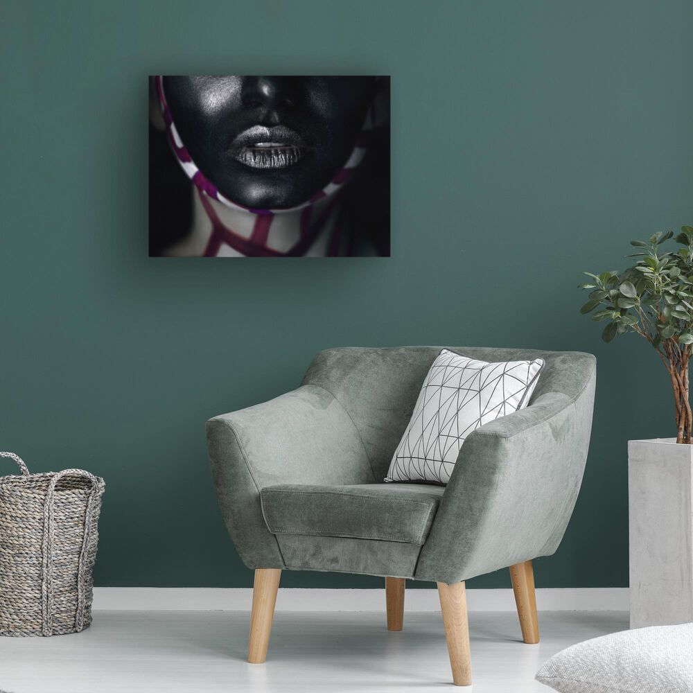 Timberlake Ivan Kovalev 'Showbiz' 35" x 47" Canvas Art in Black/Grey/Wine, , large