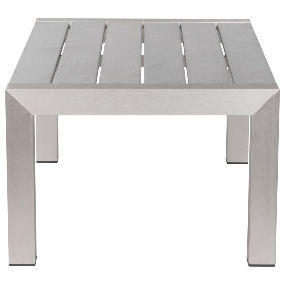 Zuo Modern Cosmopolitan Coffee Table in Silver and Light Gray, , large