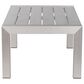 Zuo Modern Cosmopolitan Coffee Table in Silver and Light Gray, , large
