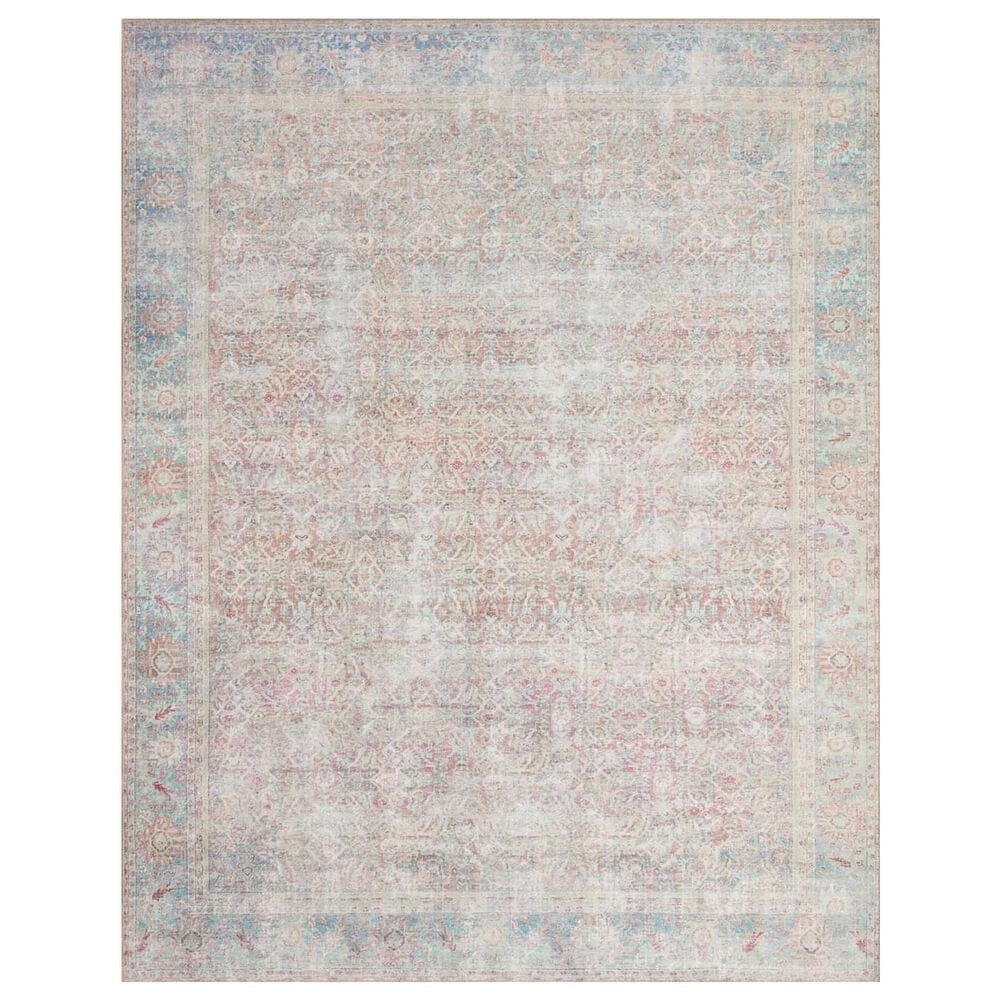 Loloi II Wynter WYN-04 8"6" x 11"6" Red/Teal Area Rug, , large