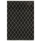 Oriental Weavers Raylan Geometric 2"3" x 7"6" Black Runner, , large