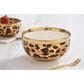 Pampa Bay Animal Print 6" Round Small Bowl in Gold, , large