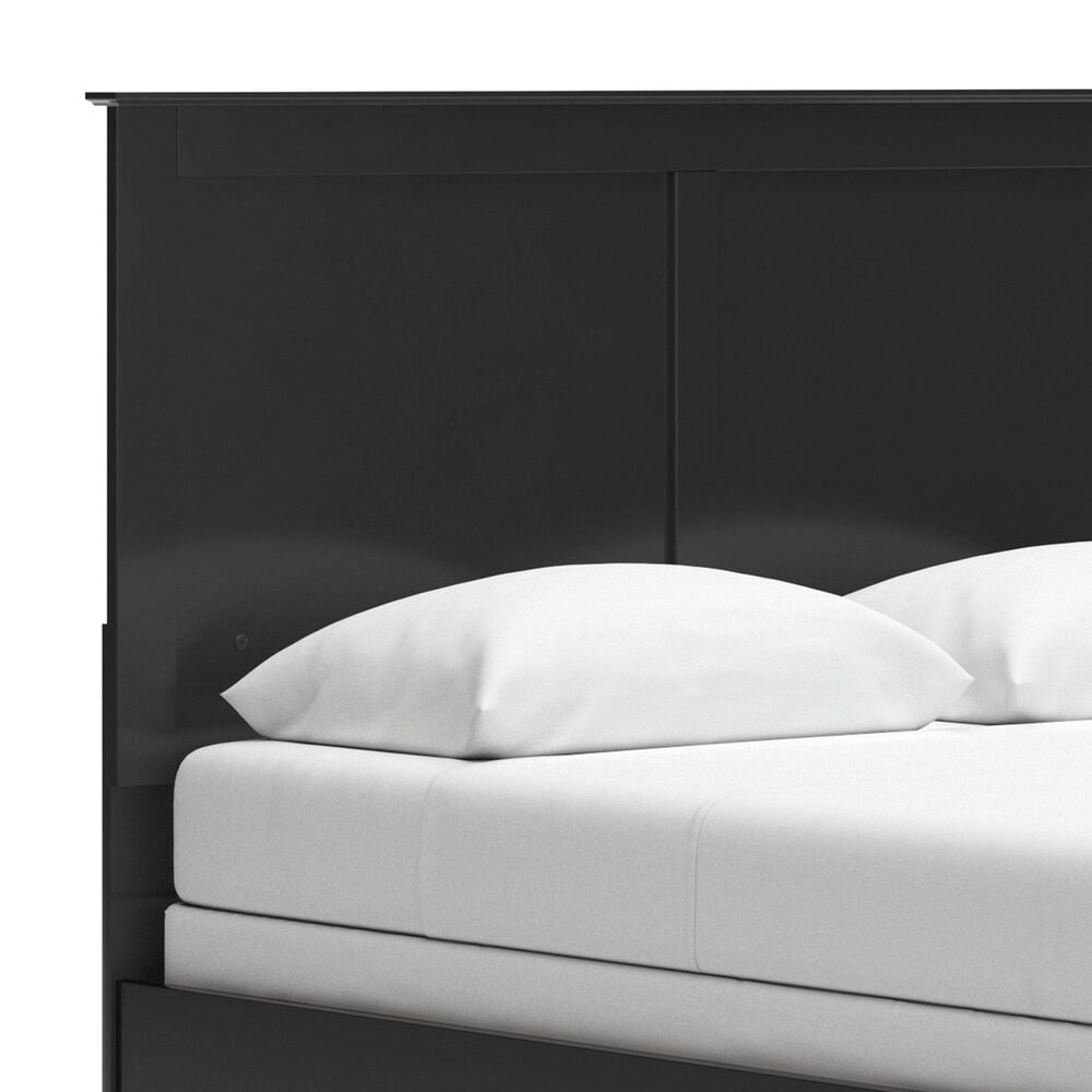 Ashley Maribel Queen Panel Bed in Black, , large