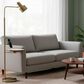 Adesso Wyatt Floor Lamp with Shelf and Wireless Charging in Antique Brass, , large
