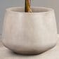 Blue River Amethyst Medium Patio Planter in White, , large