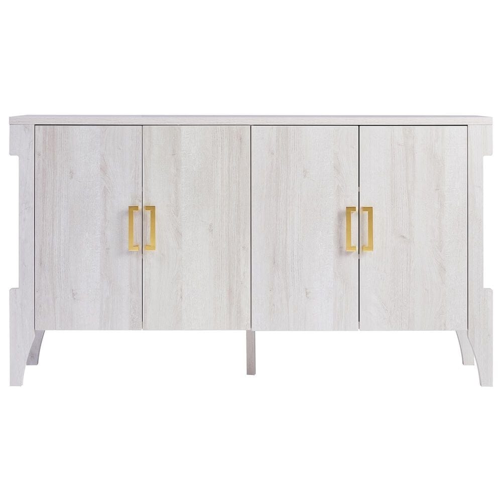 Furniture of America Fenner Buffet in White Oak, , large