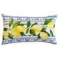 Hearth and Haven 14" x 24" Outdoor Summer Fresh Lemon New Lumbar Pillow in Multicolor, , large