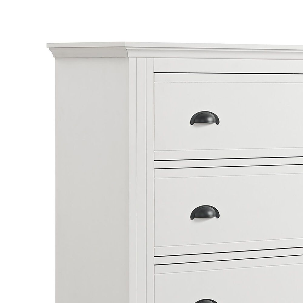 Mayberry Hill Kona 5-Drawer Chest in White, , large