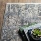 Oriental Weavers Hayden HAY08 3"3" x 5" Beige and Blue Area Rug, , large