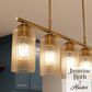 Hunter Beverly Glen Jasmine Roth 5-Light Island Chandelier in Luxe Gold, , large