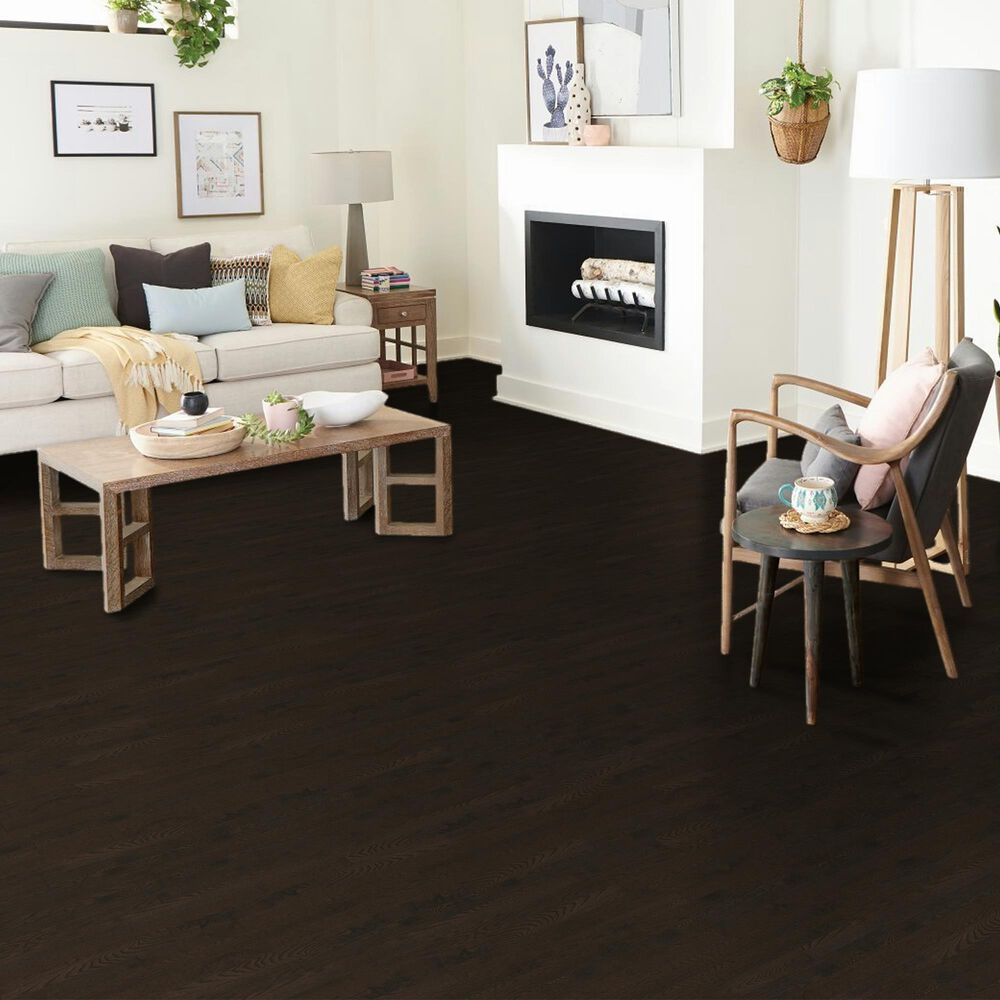 Hartco Prime Harvest Mocha Low Gloss White Oak 2 1/4&quot; Solid Hardwood, , large