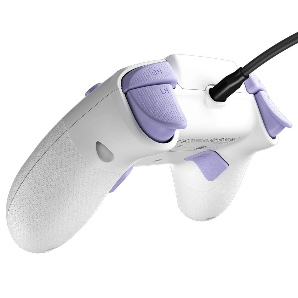 Turtle Beach REACT-R Wired Gaming Controller for Xbox Series X|S/Xbox One in White and Purple, , large