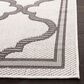 Safavieh Bermuda 2" x 8" Ivory and Grey Indoor/Outdoor Area Performance Rug, , large