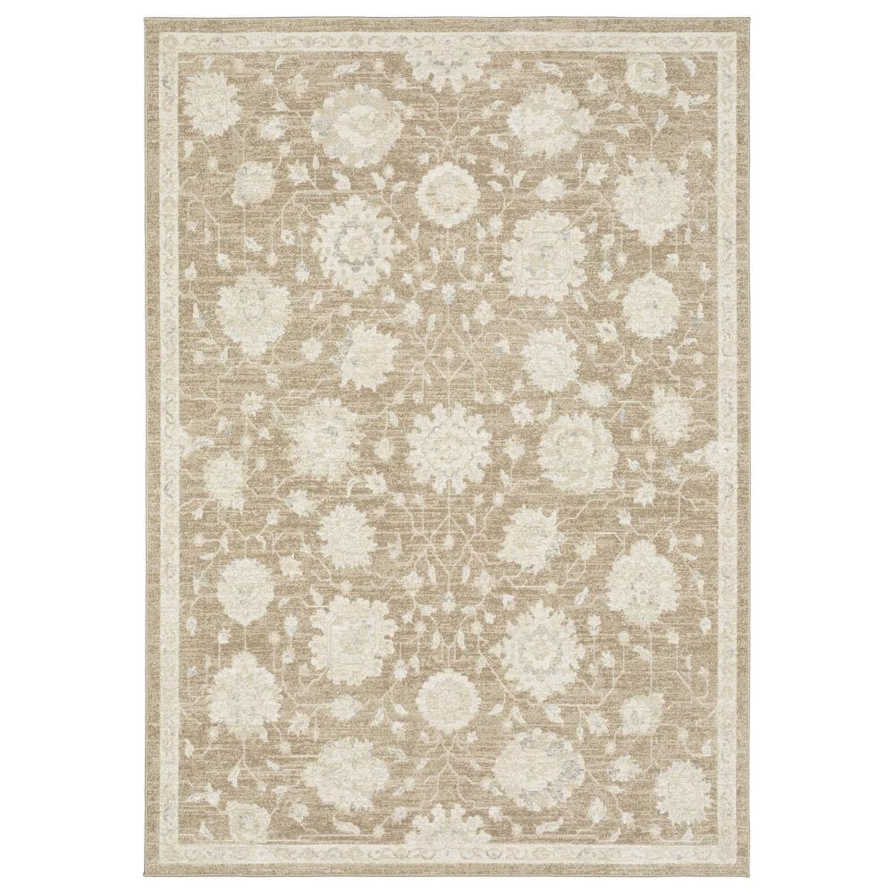 Oriental Weavers Lauren LRN10 Brown 9"10" x 12"6" Area Rug, , large