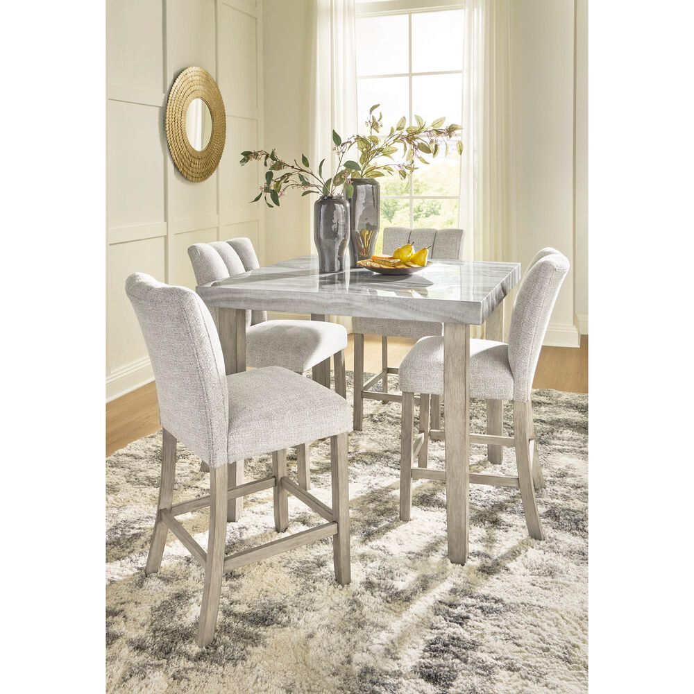 Ashley Larawyn Upholstered Barstool in Bisque, , large