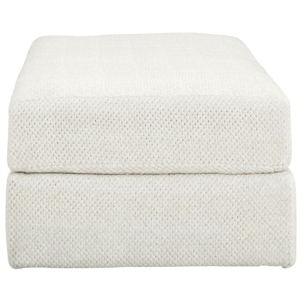Ashley Karinne Oversized Accent Ottoman in Linen, , large