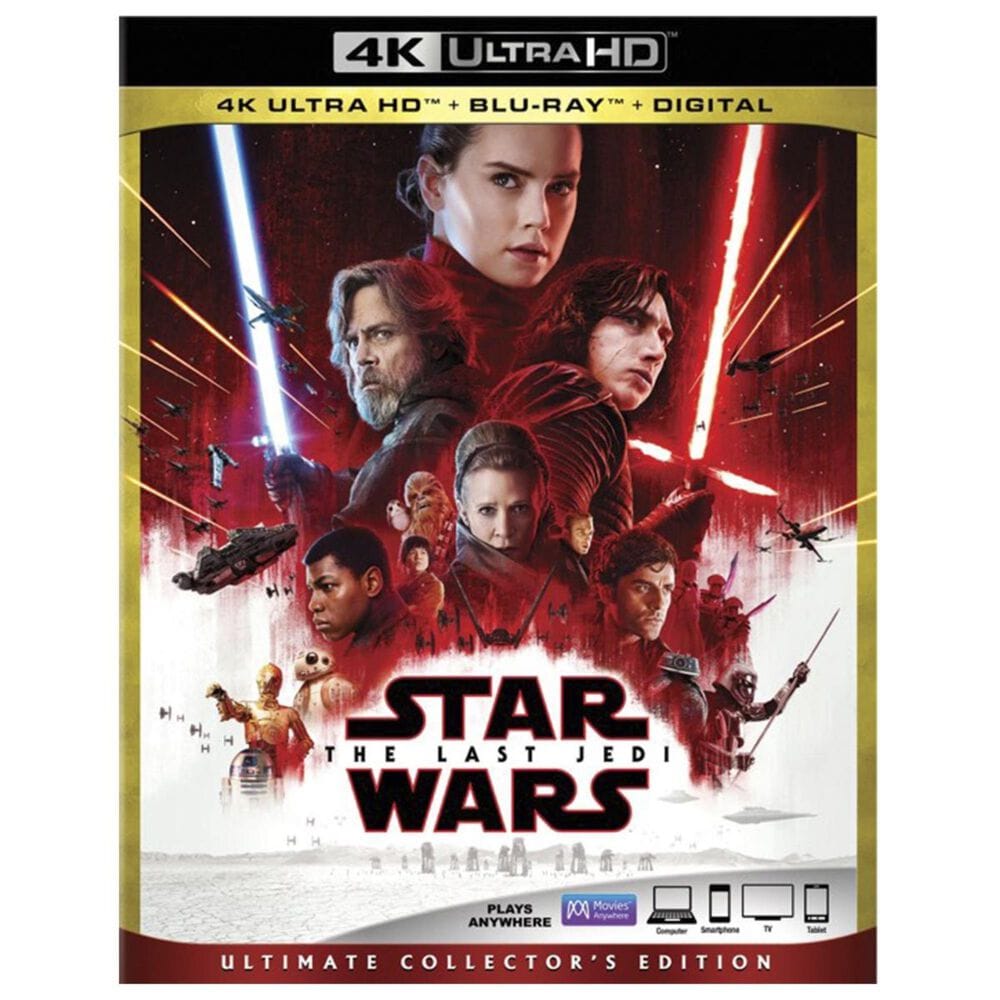 The Last Jedi Blu Ray Sales