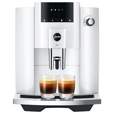 Jura E4 64 Oz Automatic Coffee Machine in Piano White, , large