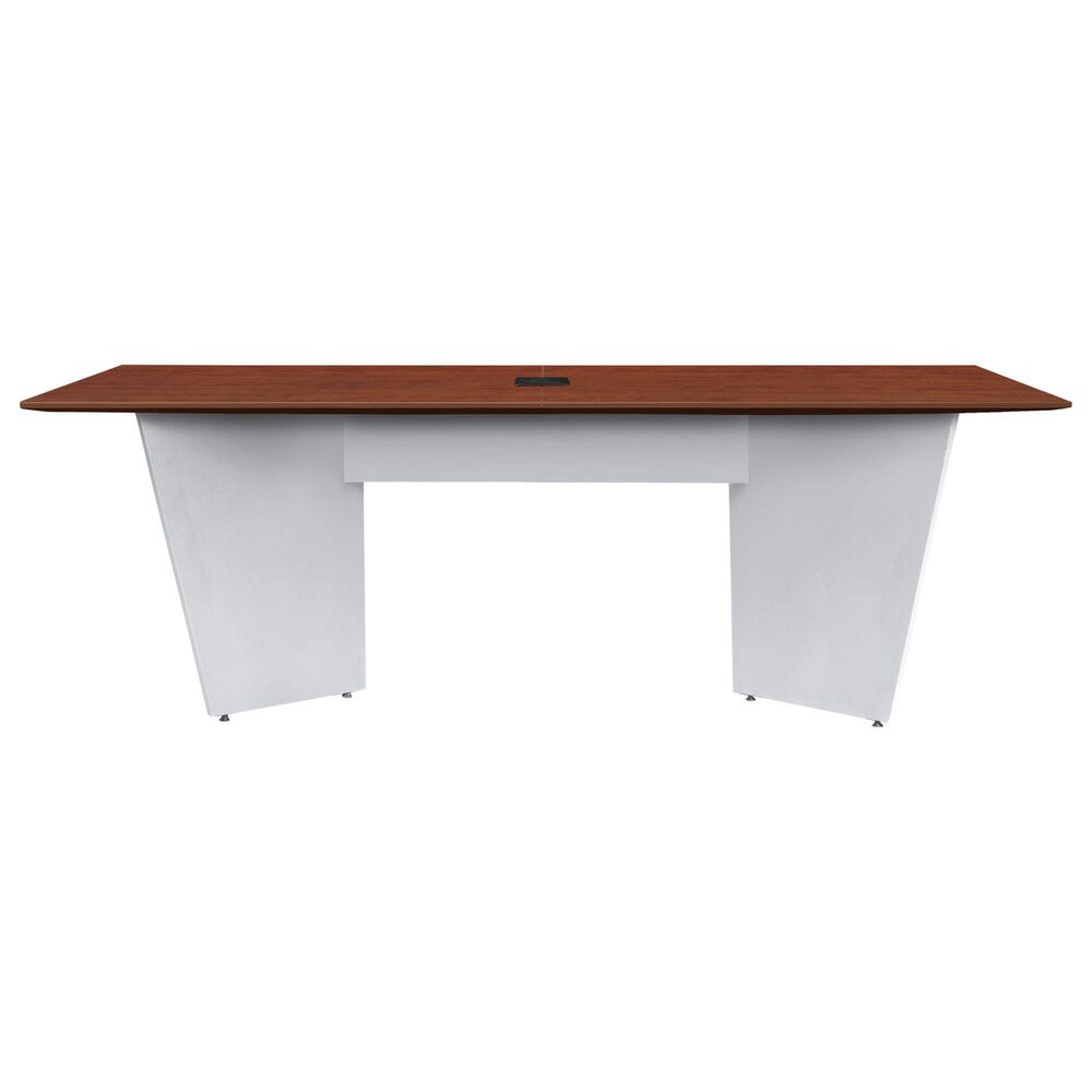 Regency Global Sourcing Array 96" Conference Table in White and Cherry, , large