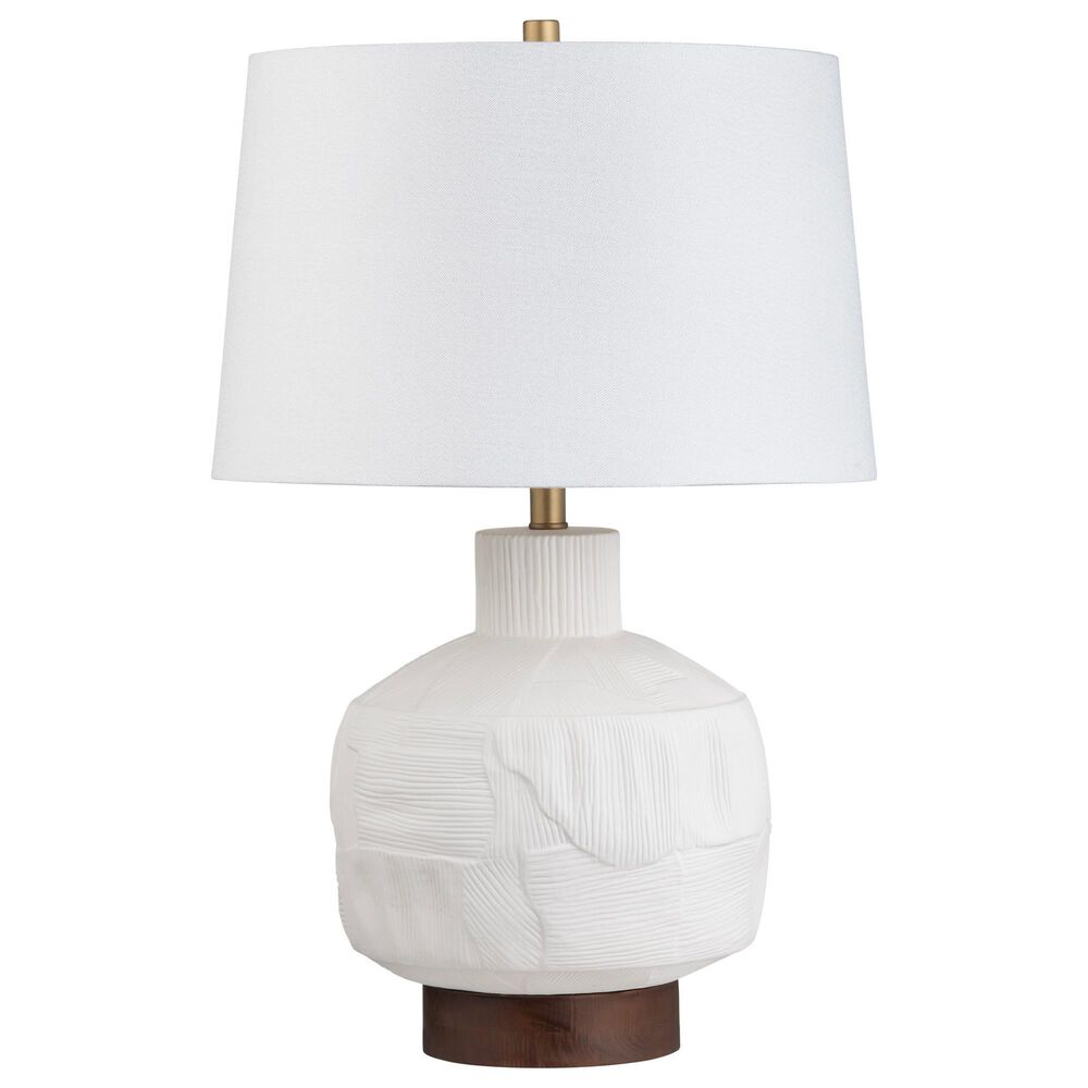 Crestview Collection Avi Table Lamp in White, , large