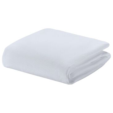 Purple Full Waterproof Mattress Protector in White, , large