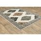 Oriental Weavers Georgia Southwest 640A0 7"10" x 10" Ivory Area Rug, , large